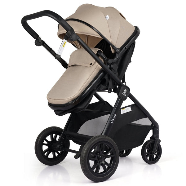 For Your Little One Cruise 3 In 1 Travel System With i - Size Car Seat - Dune Beige - Grade A - For Your Little One
