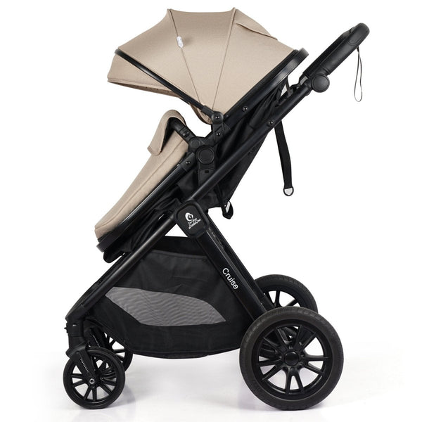 For Your Little One Cruise 3 In 1 Travel System With i - Size Car Seat - Dune Beige - Grade A - For Your Little One