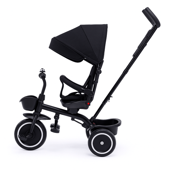 Foryourlittleone 6 in 1 Trike V3 - Black (9 months - 5 years) - For Your Little One