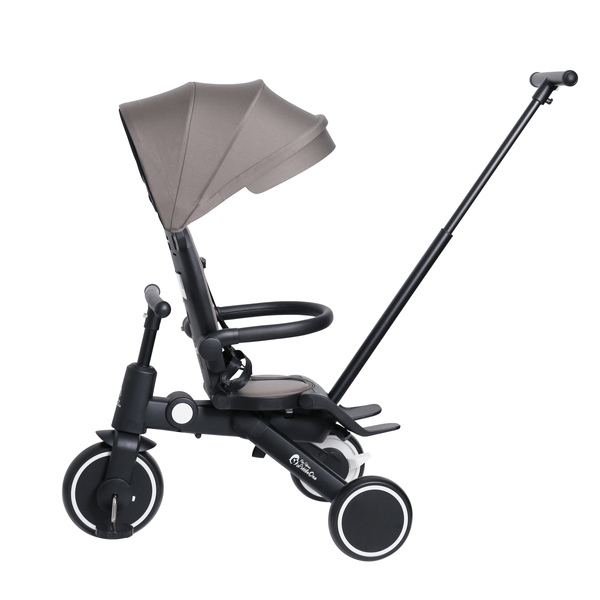 Foryourlittleone Xplor 6 in 1 Foldable Trike - Grey Olive (10m - 5y) - For Your Little One