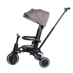 Foryourlittleone Xplor 6 in 1 Foldable Trike - Grey Olive (10m - 5y) - For Your Little One