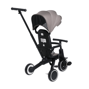 Foryourlittleone Xplor 6 in 1 Foldable Trike - Grey Olive (10m - 5y) - For Your Little One