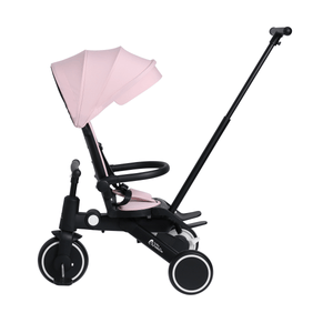 Foryourlittleone Xplor 6 in 1 Foldable Trike - Pastel Pink (10m - 5y) - For Your Little One