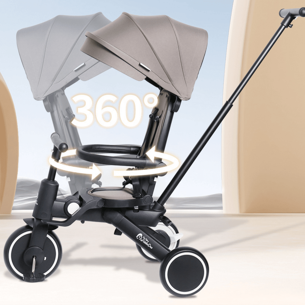 Foryourlittleone Xplor Foldable Trike - Jet Black (2025) - USED - For Your Little One