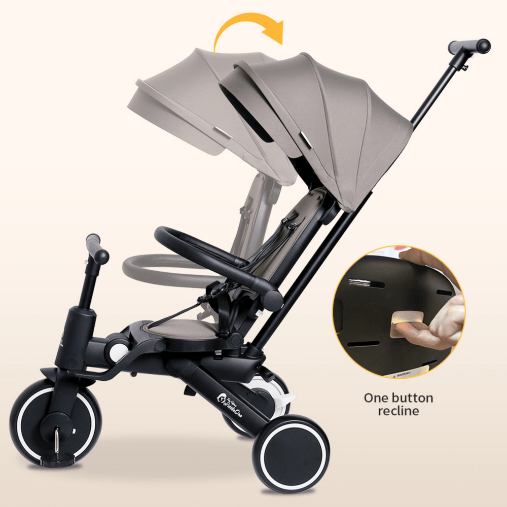Foryourlittleone Xplor Foldable Trike - Jet Black (2025) - USED - For Your Little One