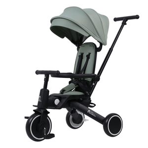 Foryourlittleone Xplor Plus 6 in 1 Foldable Trike - Green (10m - 5y) - For Your Little One