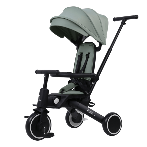 Foryourlittleone Xplor Plus 6 in 1 Foldable Trike - Green (10m - 5y) - For Your Little One