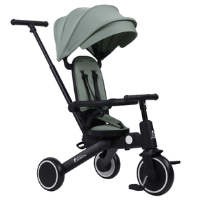 Foryourlittleone Xplor Plus 6 in 1 Foldable Trike - Green (10m - 5y) - For Your Little One