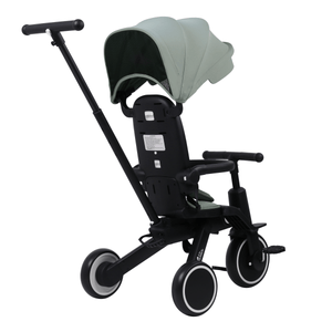 Foryourlittleone Xplor Plus 6 in 1 Foldable Trike - Green (10m - 5y) - For Your Little One