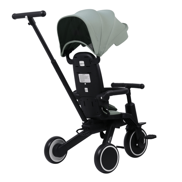 Foryourlittleone Xplor Plus 6 in 1 Foldable Trike - Green (10m - 5y) - For Your Little One