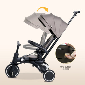 Foryourlittleone Xplor Plus 6 in 1 Foldable Trike - Pastel Pink (10m - 5y) - For Your Little One