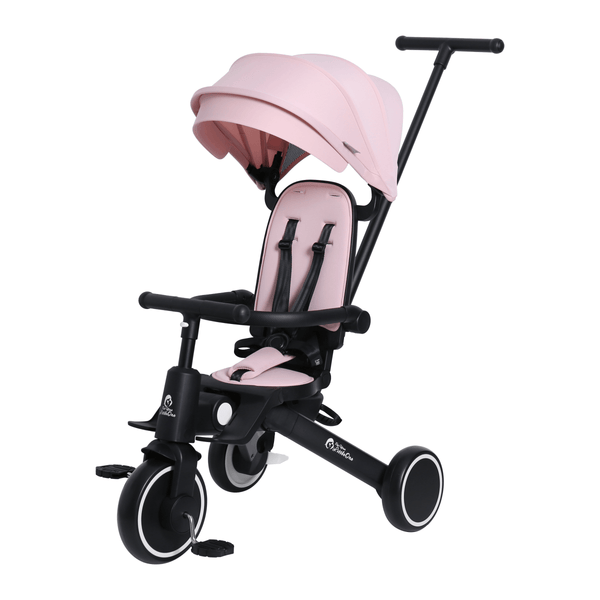 Foryourlittleone Xplor Ultimate 6 in 1 Foldable Trike - Pastel Pink (10m - 5y) - For Your Little One