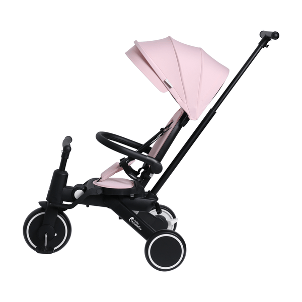 Foryourlittleone Xplor Ultimate 6 in 1 Foldable Trike - Pastel Pink (10m - 5y) - For Your Little One