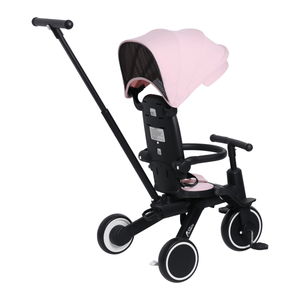 Foryourlittleone Xplor Ultimate 6 in 1 Foldable Trike - Pastel Pink (10m - 5y) - For Your Little One