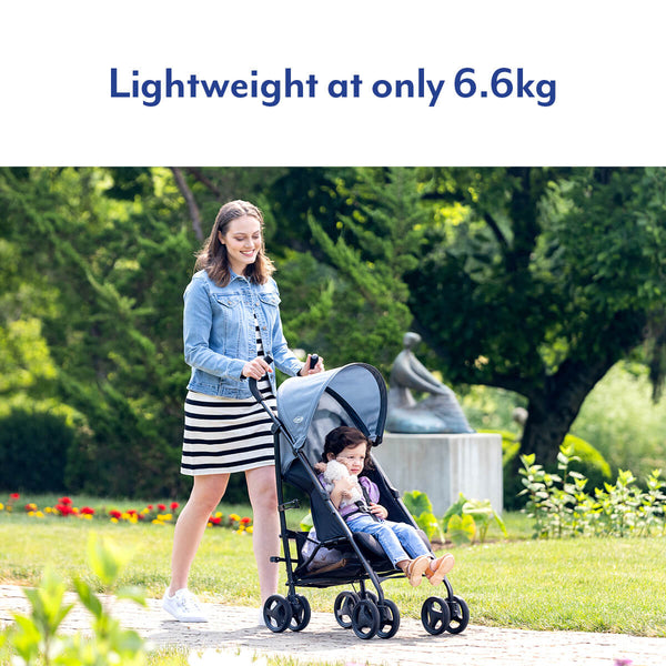 EZLite Lightweight Travel Stroller - Midnight Black - Clearance