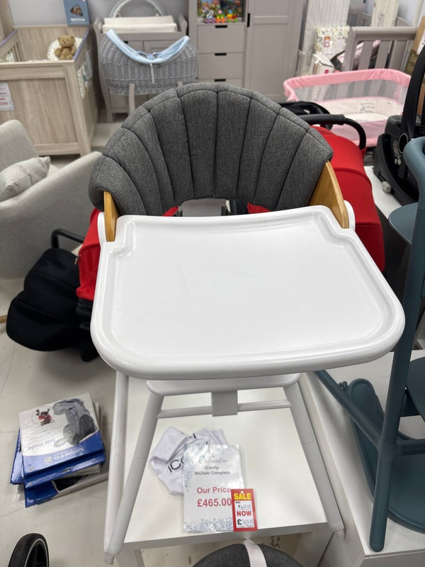 Icandy MiChair With Grey Insert - Natural / White - For Your Little One