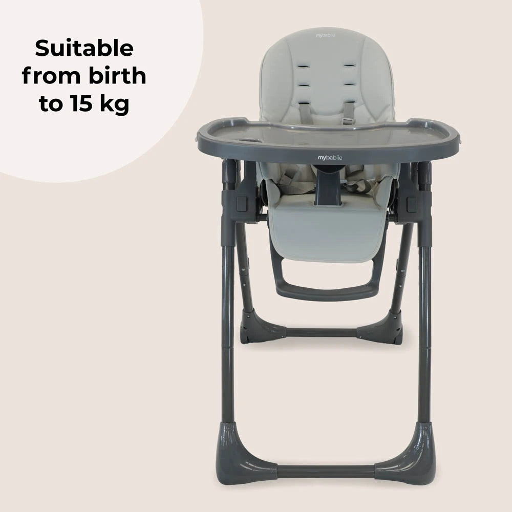 MyBabiie Luxe Highchair - Grey Clearance