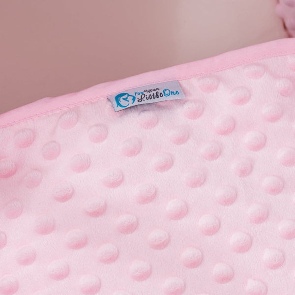 Pod Pink Dimple Moses Basket Bedding Set - For Your Little One