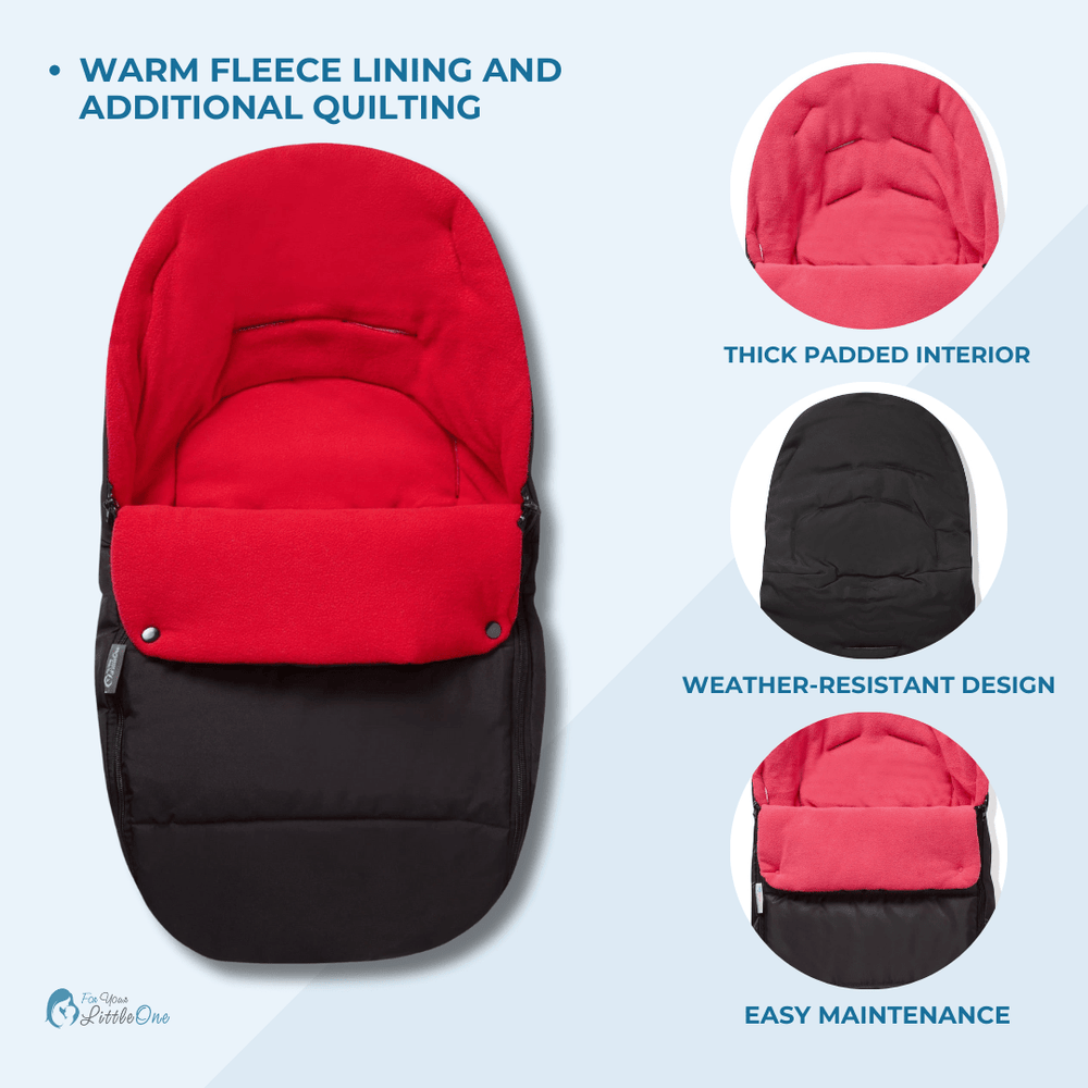 Premium Car Seat Footmuff / Cosy Toes Compatible with Maxi - Cosi - For Your Little One