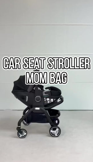 For Your Little One Qubi Mommy Changing Bag - Black
