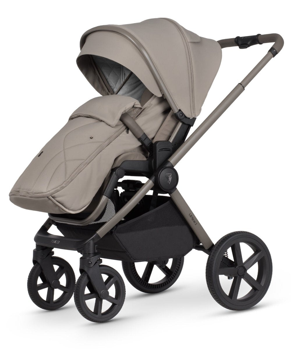 Venicci Upline 2 - 3 In 1 Travel System And Base - Taupe - For Your Little One