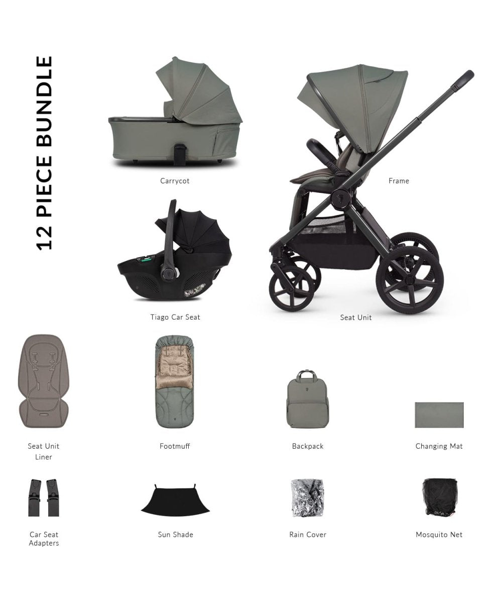 Venicci Upline 3, 3 in 1 Travel System - Aloe - For Your Little One