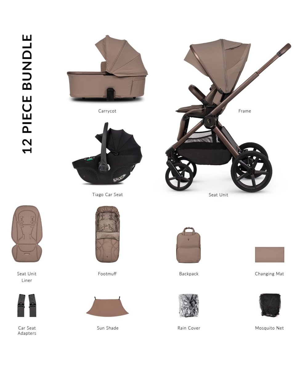 Venicci Upline 3, 3 in 1 Travel System - Sand - For Your Little One