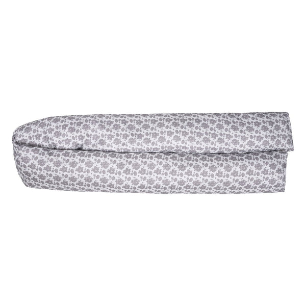 12 Ft Maternity Pillow Case - Grey Floral - For Your Little One