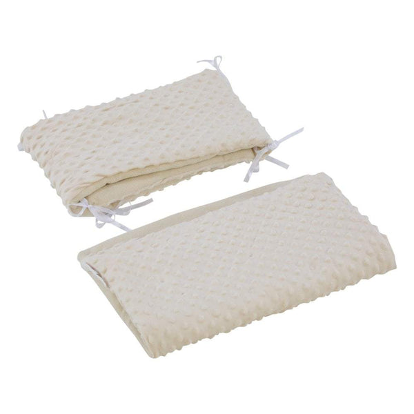 2pc Dimple Crib/Cradle Quilt & Bumper Bedding Set - For Your Little One