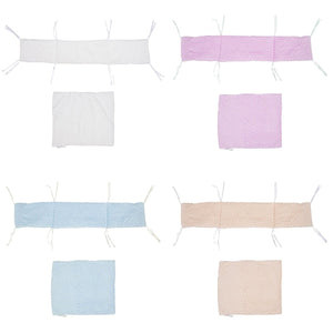 2pc Dimple Crib/Cradle Quilt & Bumper Bedding Set - For Your Little One