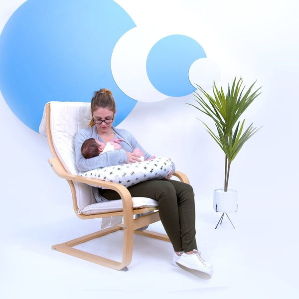 Breast Feeding Nursing Pillow - Silver Twinkle (COVER ONLY) - For Your Little One
