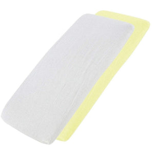 Crib Jersey Fitted Sheets 100% Cotton 40x90cm - Pack Of 2 - Fits All Models - For Your Little One