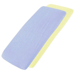 Crib Jersey Fitted Sheets 100% Cotton 40x90cm - Pack Of 2 - Fits All Models - For Your Little One