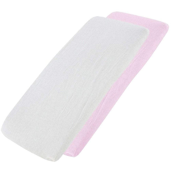 Crib Jersey Fitted Sheets 100% Cotton 40x90cm - Pack Of 4 - Fits All Models - For Your Little One