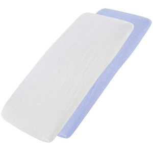 Crib Jersey Fitted Sheets 100% Cotton 40x90cm - Pack Of 4 - Fits All Models - For Your Little One