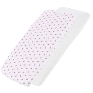 Crib Jersey Fitted Sheets 100% Cotton 40x90cm - Pack Of 4 - Fits All Models - For Your Little One