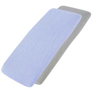 Crib Jersey Fitted Sheets 100% Cotton 40x90cm - Pack Of 4 - Fits All Models - For Your Little One