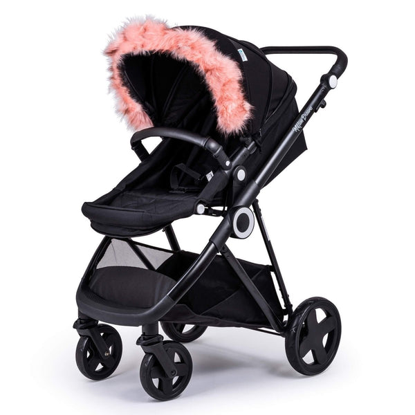 Pram Fur Hood Trim Attachment for Pushchair - For Your Little One