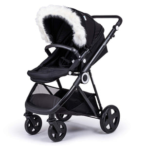 Pram Fur Hood Trim Attachment for Pushchair Compatible with Chicco - For Your Little One