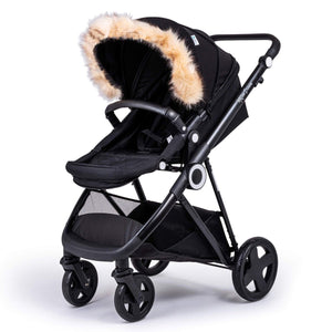 Pram Fur Hood Trim Attachment for Pushchair Compatible with Chicco - For Your Little One