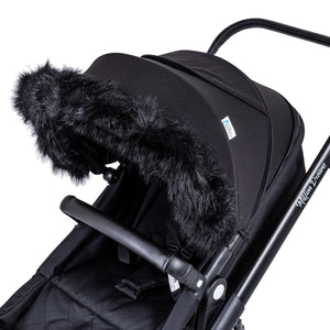 Pram Fur Hood Trim Attachment For Pushchair Compatible with Infababy - For Your Little One