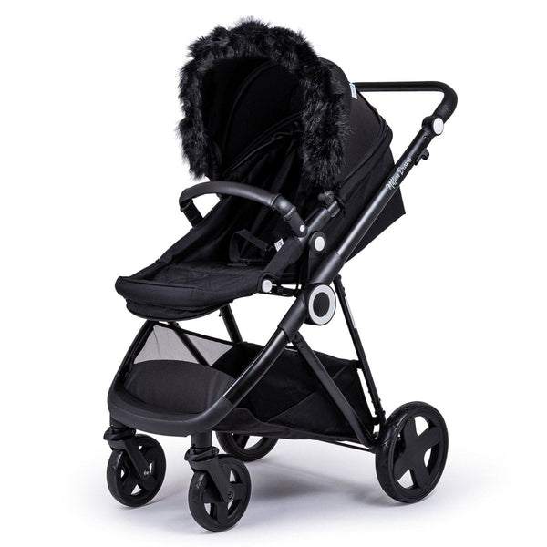 Pram Fur Hood Trim Attachment For Pushchair Compatible with Kinderkraft - For Your Little One