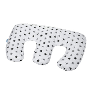 Twin Pregnancy Nursing Pillow - Silver Stars - For Your Little One
