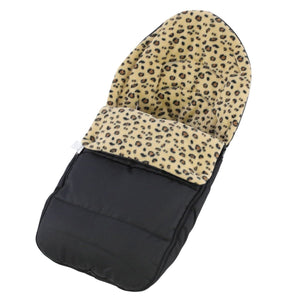 Universal Animal Print Car Seat Footmuff / Cosy Toes - Fits All 3 And 5 Point Harnesses - Fits All Models - For Your Little One