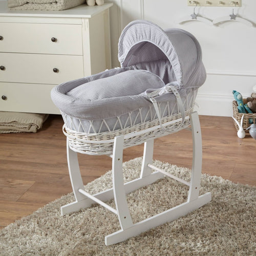 Wicker Baby Moses Basket With Stand - For Your Little One